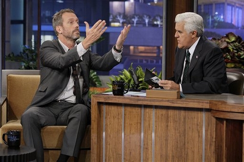  Hugh Laurie- "The Tonight Show with 어치, 제이 Leno 30.09.2011