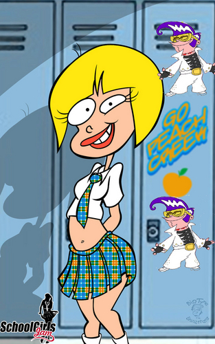  Nazz loves Eddy so much that she has Sticked some Stickers of eddy in her Locker XD
