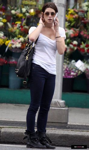  New Candids: Ashley Out and About in New York City [October 1st]