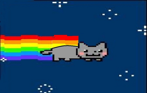 Nyan Cat Broke Out Of The Pop Tart...