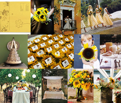  Sunflower Themed Wedding
