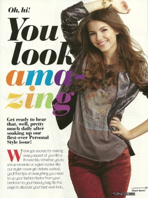  Victoria Justice on the Oct./Nov. cover of GL (Girl's Life)