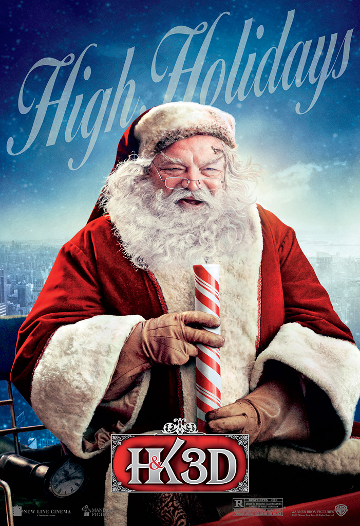 'A Very Harold & Kumar Christmas' Promotional Poster ~ Santa