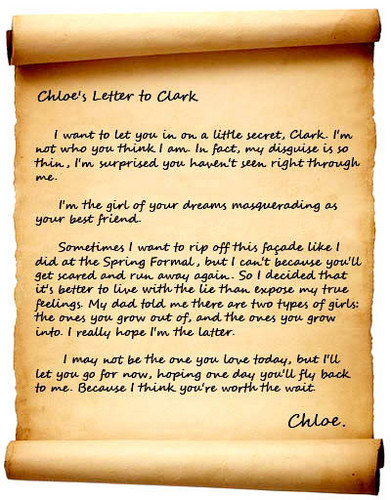  Chloe's Letter to Clark: