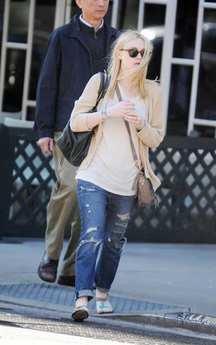  Dakota Fanning out and about in NYC (October 5).