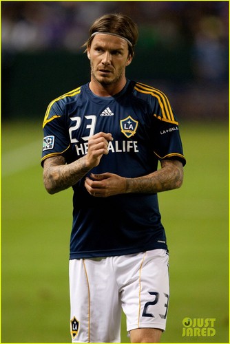  David Beckham: Galaxy Warm Up!