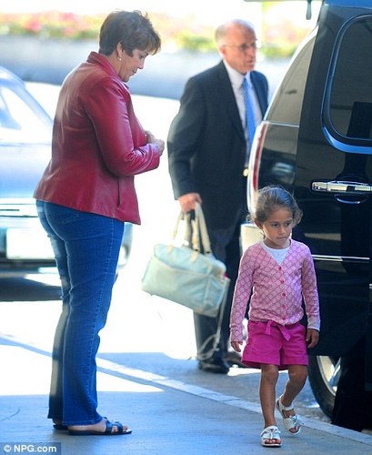  Jennifer Lopez's mother dotes over her granddaughter as they jet out of Los Angeles