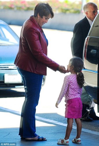  Jennifer Lopez's mother dotes over her granddaughter as they jet out of Los Angeles