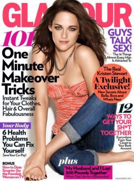  Kristen Stewart glamour mag cover