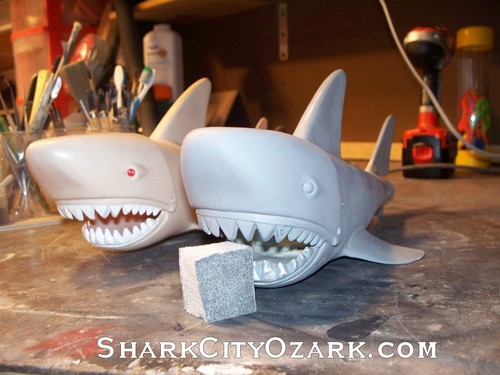 MEGO Shark Aquaman recast prototype