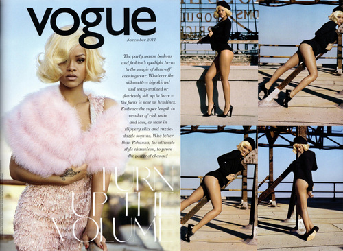  रिहाना Vogue UK 2001