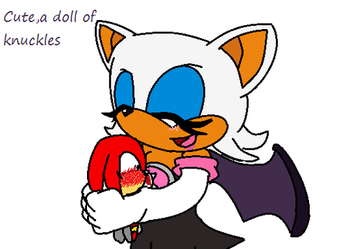  Rouge and knuckles XD