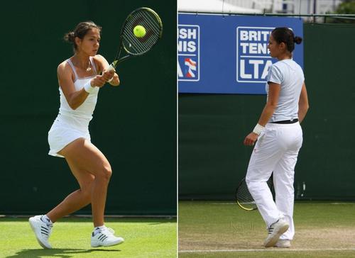  Ioana Raluca Olaru in Wearing Wimbledon Whites