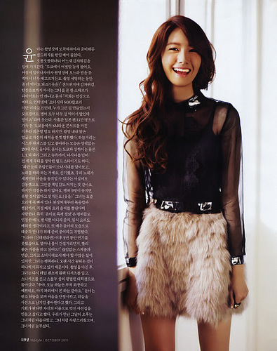  Yoona for InStyle October issue 2011