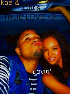  Chris Brown and his girlfriend Karrueche Tran <3