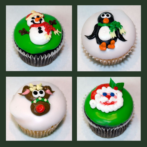  navidad cupcakes