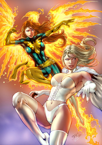  Jean Grey and Emma Frost