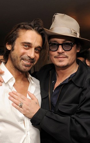  Johnny Depp's Artsy Night at chateau, schloss Marmont