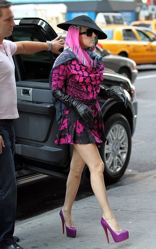  Lady gaga in NYC Oct. 8