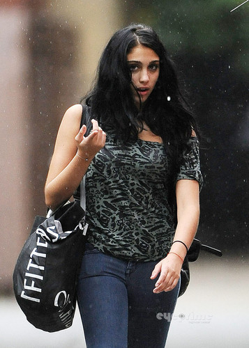  Lourdes Maria Ciccone Leon Out and About in The Rain in NY, Sep 23