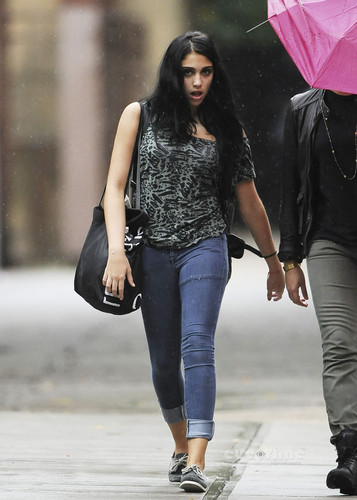  Lourdes Maria Ciccone Leon Out and About in The Rain in NY, Sep 23