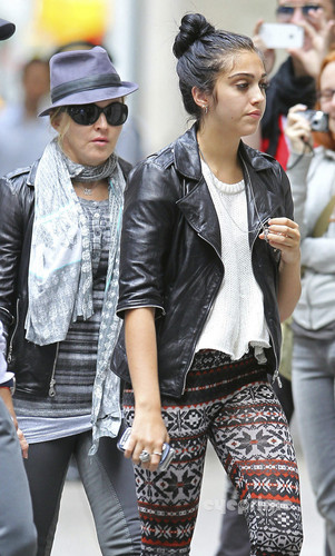  Lourdes and Madonna out in Manhattan, Oct 1