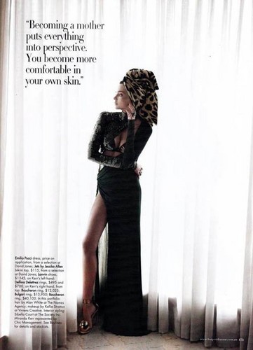  Miranda Kerr Covers Harper's Bazaar Australia November 2011