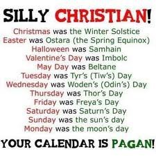 Pagan/Christian humor