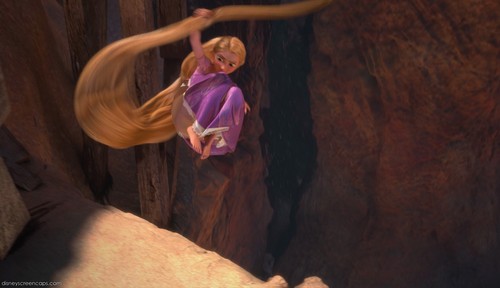 Rapunzel in action