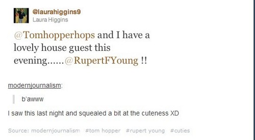  Tom and Rupert hang out