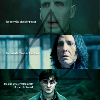  Voldemort, Snape, Harry, & the Deathly Hallows