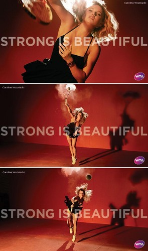  Caroline Wozniacki in Strong Is Beautiful