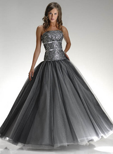  black prom dress