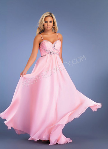  light 담홍색, 핑크 prom dress