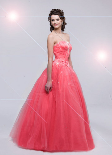  red prom dress