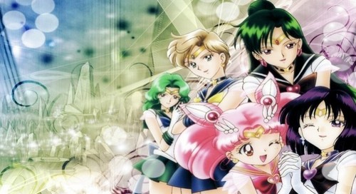  sailor pluto with the other outer senshi.