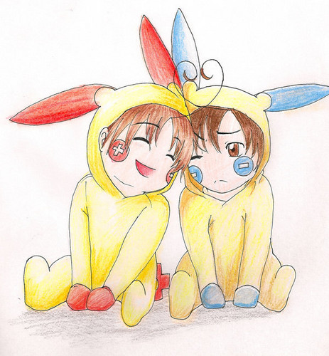  Italy Bros. As Plusle and Minun