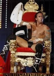  CM Punk on his trono