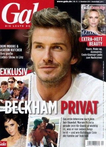 David Beckham some Magazine covers