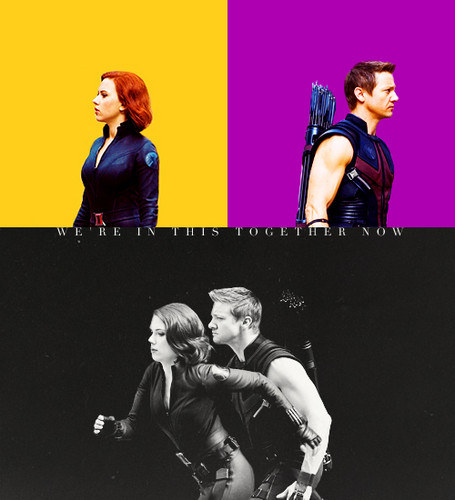  Hawkeye & Black Widow
