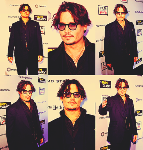  JD at The rum diary premier