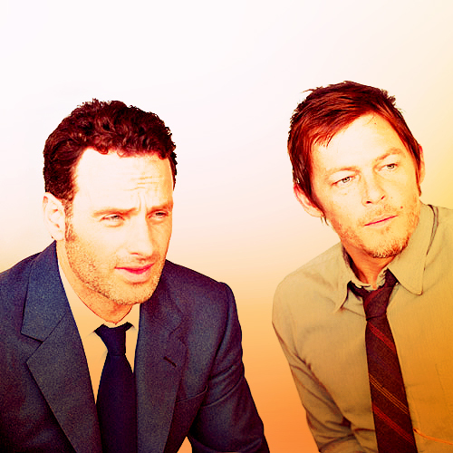  Norman Reedus & Andrew lincoln