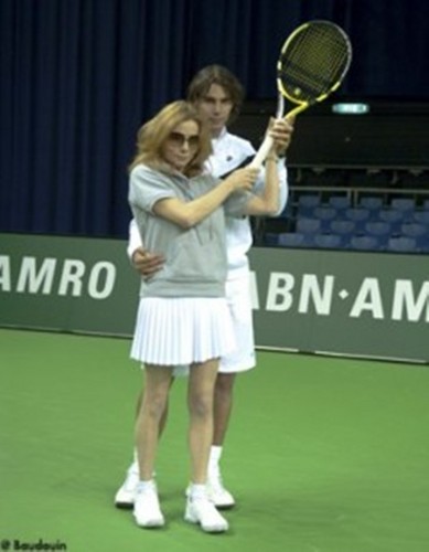  Rafa Nadal and new girlfriend...