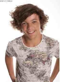  x louis with harry's hair x