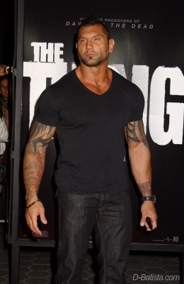  DAVE BAUTISTA ATTENDS THE PREMIERE OF "THE THING"