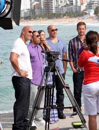  Fast Five Cast in Arpoador, RJ (Interview with MSNBC Today Show), Apr 13, 2011