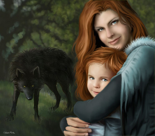  Catelyn & Rickon Stark