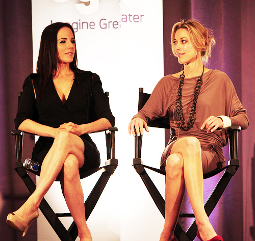  Anna & Zoie at SyFy event