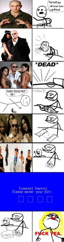 Cereal Guy watching Pitbull