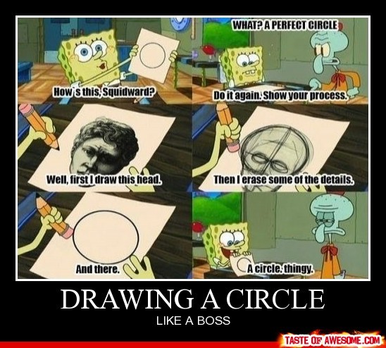 Draw a circle....like a boss!